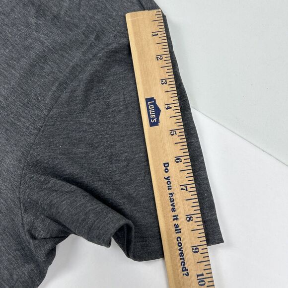 NWT ALFANI Men's Stretch T-shirt XXL Dark Textured Gray Short Sleeve  V-Neck - Picture 10 of 14